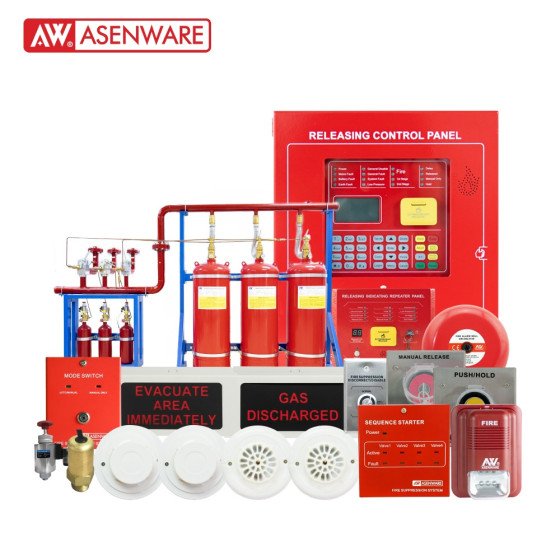 FM-200 (HFC-227ea) Clean Agent Fire Suppression Systems.